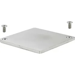 Viega Verschlussplatte 648176 94x94mm, massiv, Edelstahl