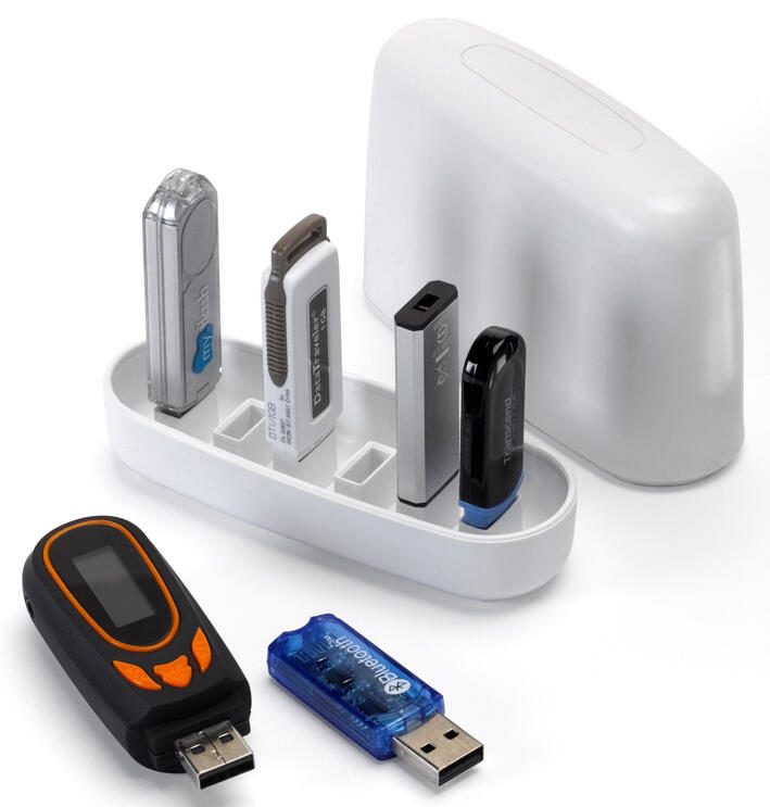 EXPONENT 6er USB-Stick-Box weiß 47001