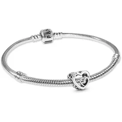 Pandora 21484 Damen-Starterarmband Silber Geschenk-Set Mom Unendliche Herzen, 18 cm