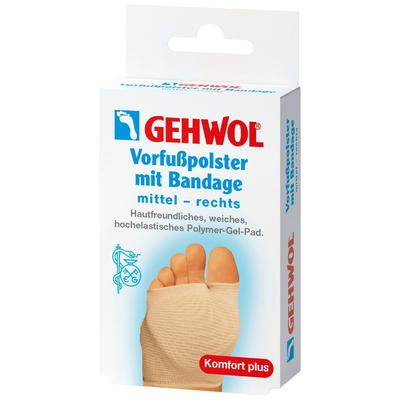 Gehwol Vorfußpolster mit Bandage rechts mittel 1 St Einlagen