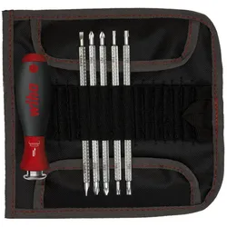 Wiha, Schraubenzieher, Werkstatt Wechselklingen-Set 6 (Phillipps-Kreuzschlitz (PH), Pozidriv-Kreuzschlitz (PZ), Schlitzschrauben, TX)