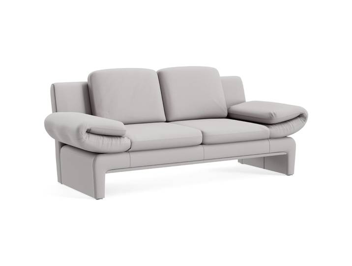 Komfortables Sofa Astra Stoff silver B 271 cm T 156 cm - Farbe: Touch - 820 silver - Möbel Konfigurator: Traummöbel individuell zusammenstellen - Sofa