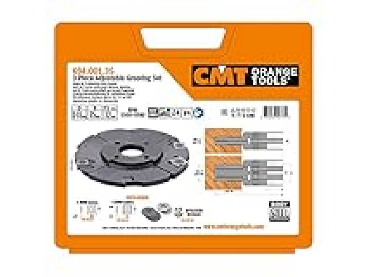 CMT 694.001.35 jeu de 3 porte-outils a rainer extensible d=140x4-15x35