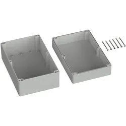 Tru Components Universal-Gehäuse (Gehäuse), Elektronikzubehör + Gehäuse, Grau