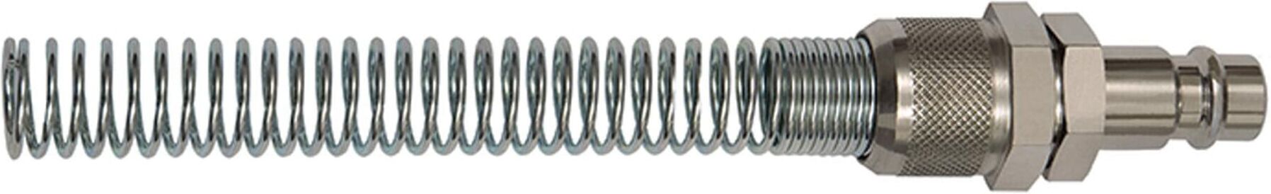 Riegler Nippel, NW 7,2 - NW 7,8, Stahl, für Schlauch 8x6, mit Knickschutz (244.591)