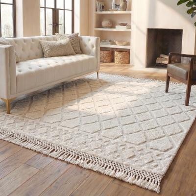 SAFAVIEH Handmade Casablanca Shag Grozdanka Tribal Rug