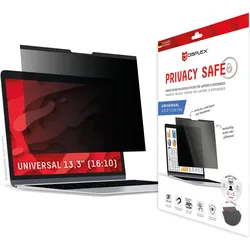 Displex Privacy Safe, Laptop Blickschutzfilter (13.30", 16:10), Notebook Schutzfolie