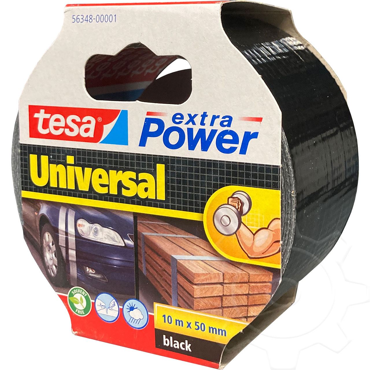 Klebeband 56348 Länge 10m Breite 50mm schwarz wetterbeständig tesa