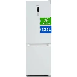 CHiQ Kühl-Gefrierkombi GCB340NEIDW  226L/96L weiß
