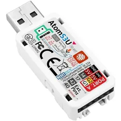 2x M5Stack AtomS3U ESP32S3 Development Kit mit USB-A, Entwicklungsboard + Kit