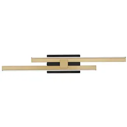 Nova Luce 9081808 AMICA Wandleuchte Gold & Schwarz