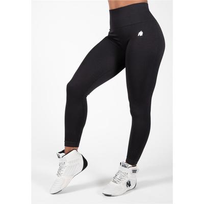 Sporthose GORILLA WEAR, Herren, Gr. S, US-Größen, schwarz, 90% Nylon, 10% Elasthan, Hosen Sporthose, mit nahtlosem Design