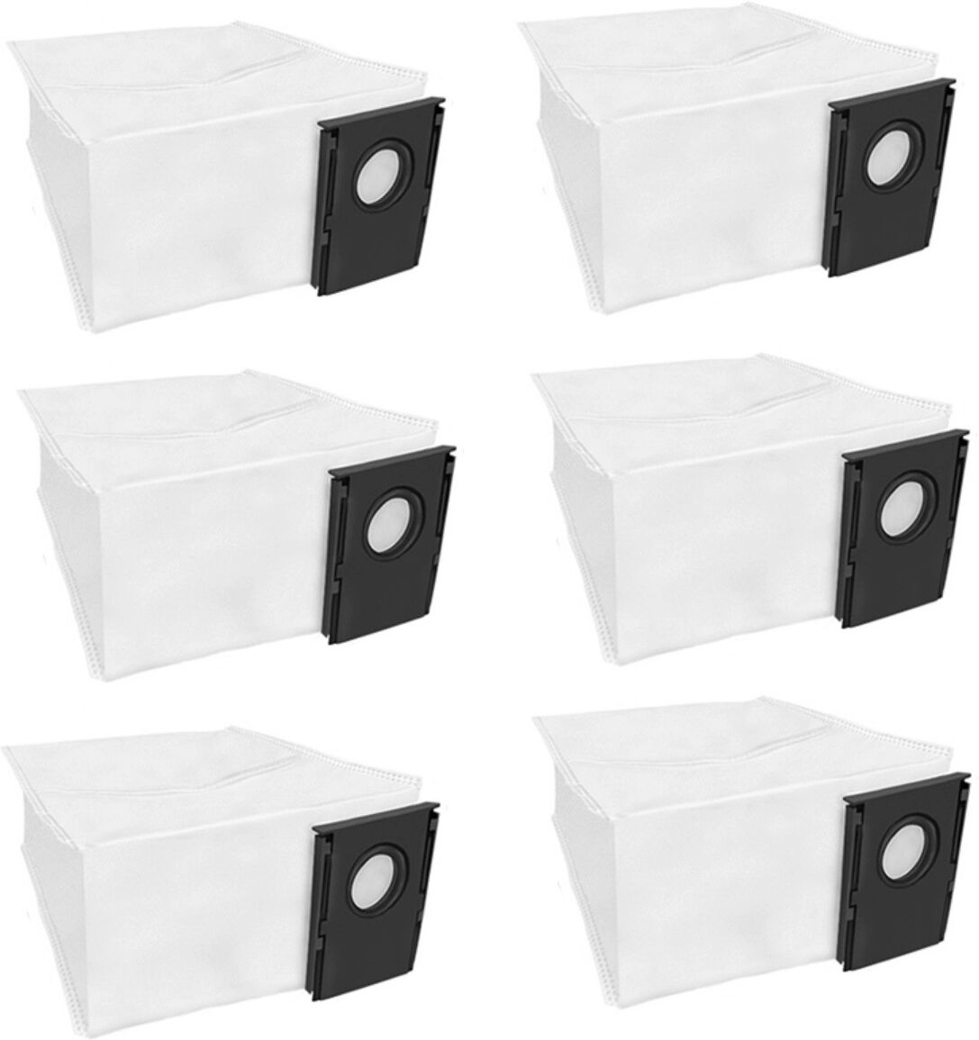 INF Pack de 6 sacs à poussière compatible avec Eureka J15 Evo Ultra - Tissu non tissé pour collecte efficace
