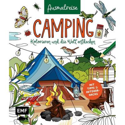 Ausmalreise Camping, Taschenbuch von , Edition Michael Fischer / EMF Verlag, 978-3-7459-2424-4