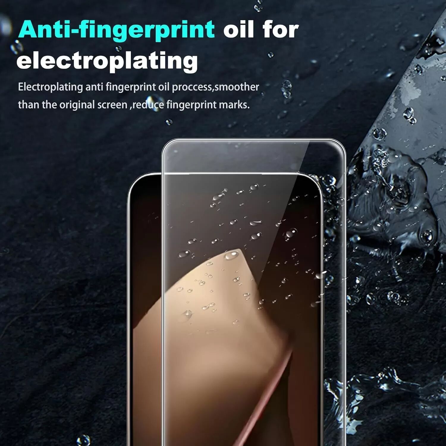INF Elektroplattierte High-Aluminium-Seidensiebdruck-Schutzfolie aus gehärtetem Glas mit HD-Schwarzrand kompatibel mit Xiaomi