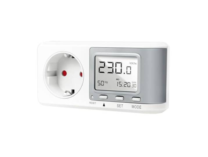 LogiLink EM0005 Energiekostenmeter met CO2-emissieberekening, wit