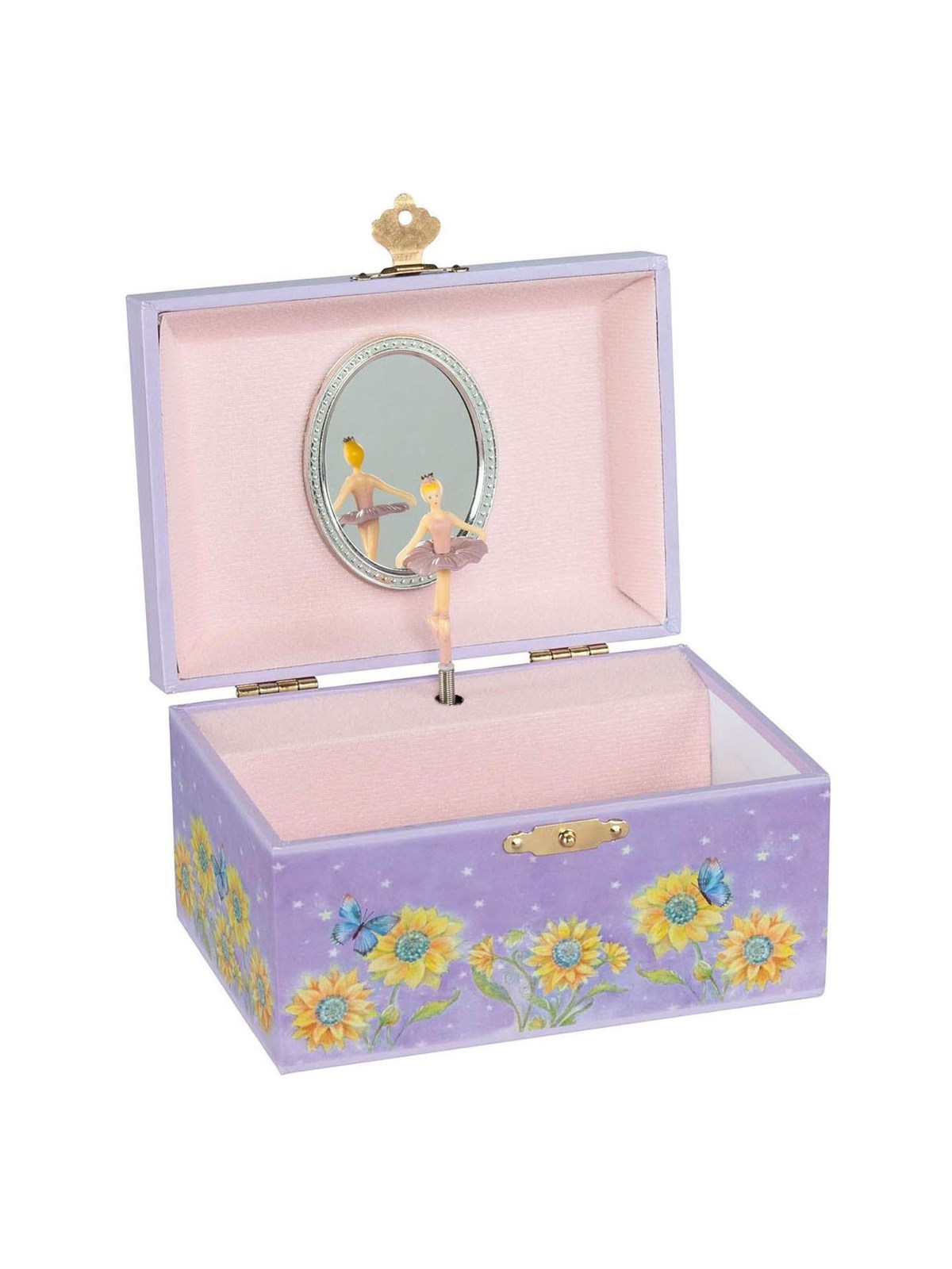 Goki - Music Box Ballerina Flowers Purple