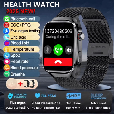 Inspire Essentials VitalScan Pro Health Monitoring Smart Watch With Bluetooth Calling 13
