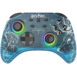 Trade Invaders Harry Potter: Afterglow Patronus (Switch, Switch OLED), Gaming Controller, Mehrfarbig, Blau