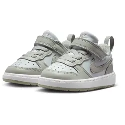 NIKE Court Borough Low Baby-Sneaker 001 - light silver/spruce fog-white 22
