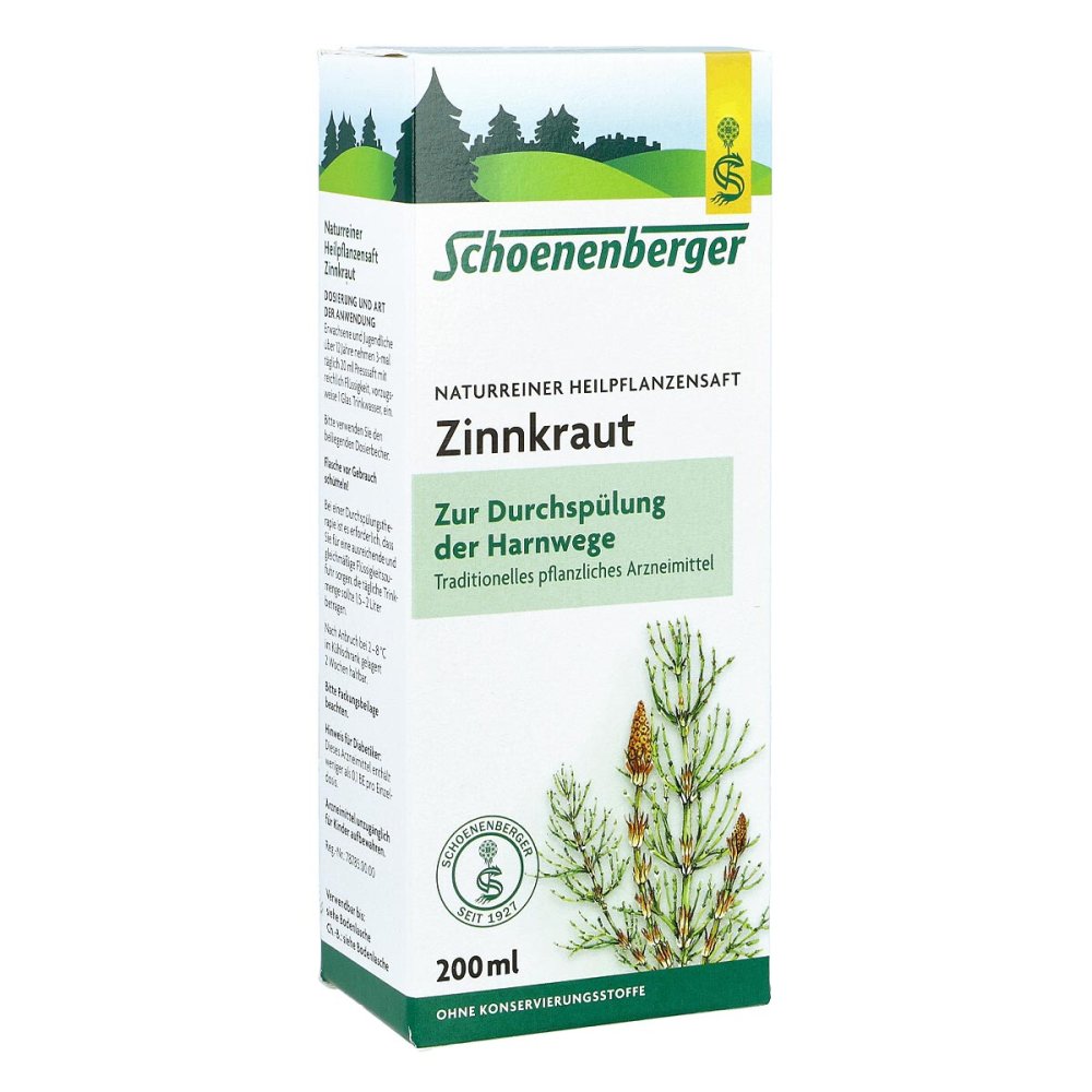 SALUS Pharma GmbH Schoenenberger Naturreiner Heilpflanzensaft Zinnkraut 00692400