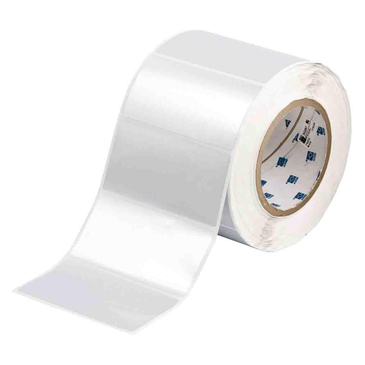 Brady THT-55-435-1, metallisierter Polyester, glänzend, 101.60 x 50.80 mm, permanent (1000 E.) (106.68 mm) (THT-55-435-1)