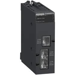 Schneider Electric BMXNOM0200 Modicon X80 Kommunikationsmodul, Seriell mit 2 RS-485/232-Anschlüssen für Modbus- und ASCII-Modus