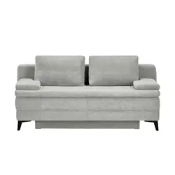 Schlafsofa Boxspring Ciri , grau , Maße (cm): B: 200 H: 93 T: 107.0