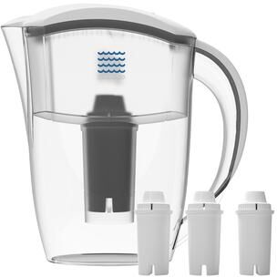 Drinkpod Alkaline Water Pitcher 2.5L Capacity Includes 3 Filters