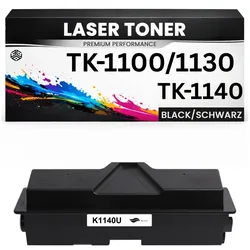 XL Toner TK-1100 / TK-1130 TK-1140 für Kyocera Schwarz TK1100 TK1130 TK1140 FS-1030MFP/1130MFP/1024MFP/1110MFP/1124MFP DP/1135MFP ECOSYS FS-1130MFP