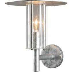 Konstsmide Wandleuchte Mode, galvanisiert, klares Polycarbonatglas (660-320)