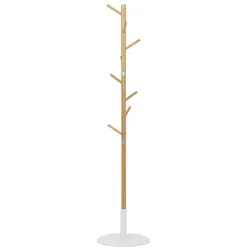 Autronic Kleiderständer 175 cm natürlich Bambus DR-N1006 WT