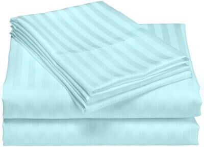Home Sweet Home Dreams Inc 1200 Thread Count Cotton Deep Pocket Luxury Hotel Stripe Sheet Set