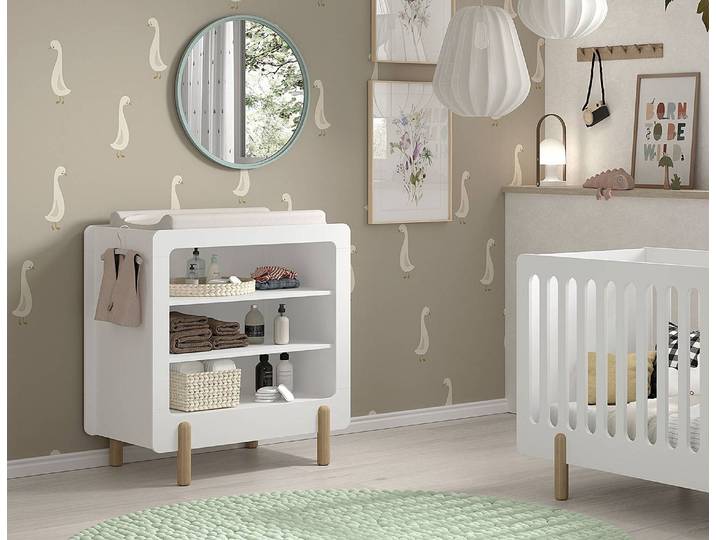 Commode à langer 88 x 95 x 54cm Blanc