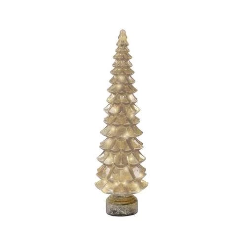 Lumineo Verlichte Kerstboom Decoratie van Glas