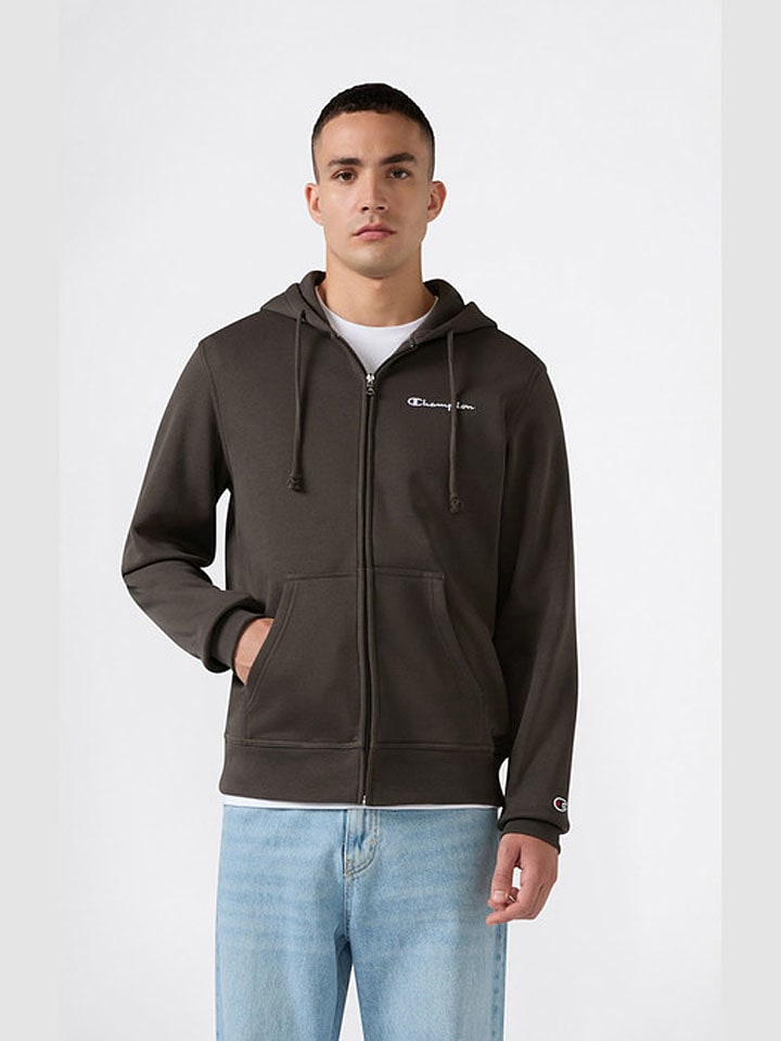 Champion Hoodie in Khaki - L