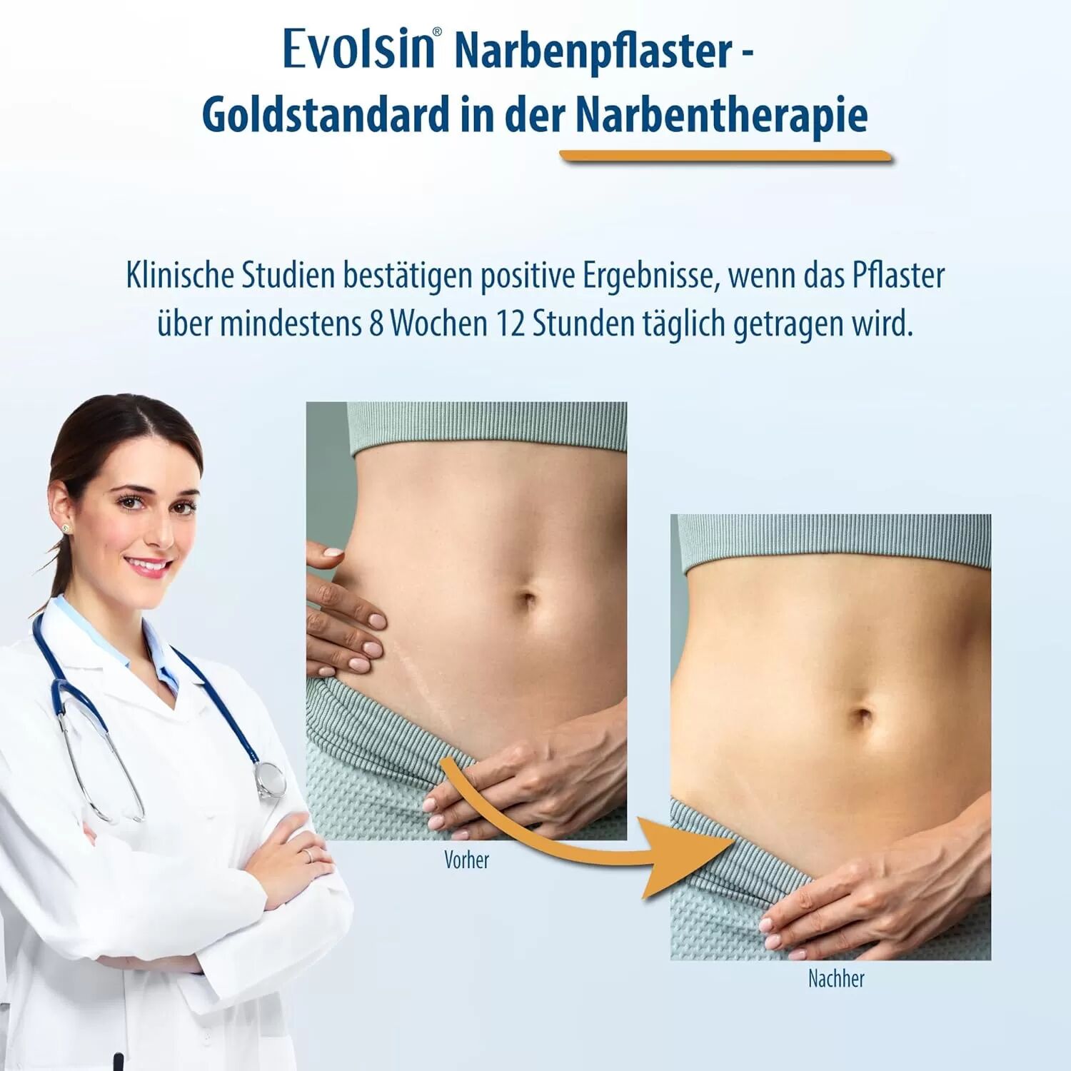 INF Narbenpflaster - Silikon-Narbenfolien 3m Glänzende transparente Farbe