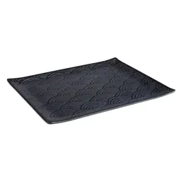 Servierplatte GN 1/2 DARK WAVE aus Melamin