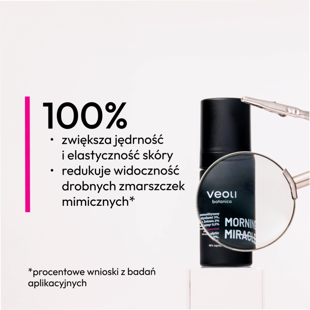 Veoli Botanica Senolytic Morning Miracle Face Day Cream Brightening and Lifting 30mL