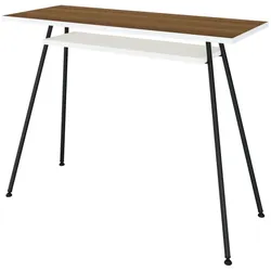 Letti Moderni Bürotisch Kost Colors 100x40 cm – modernes Design in Schwarz