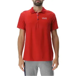 UYN Skipper OW Cotton kurzarm Segel-Poloshirt Herren R715 - scarlet L