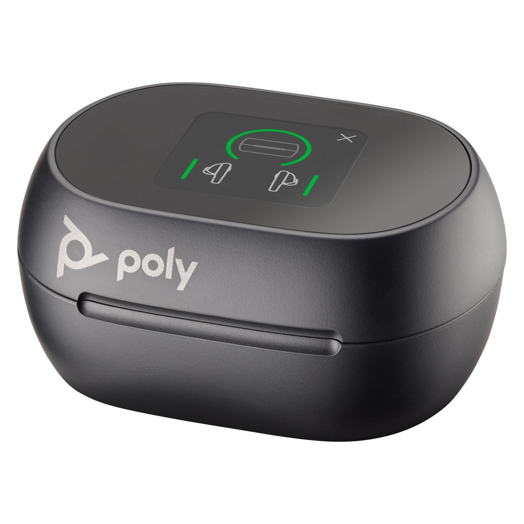 HP Poly Voyager Free 60+ UC Black Touchscreen Charge Case for BT700 USB-A Adapter (8L584AA)