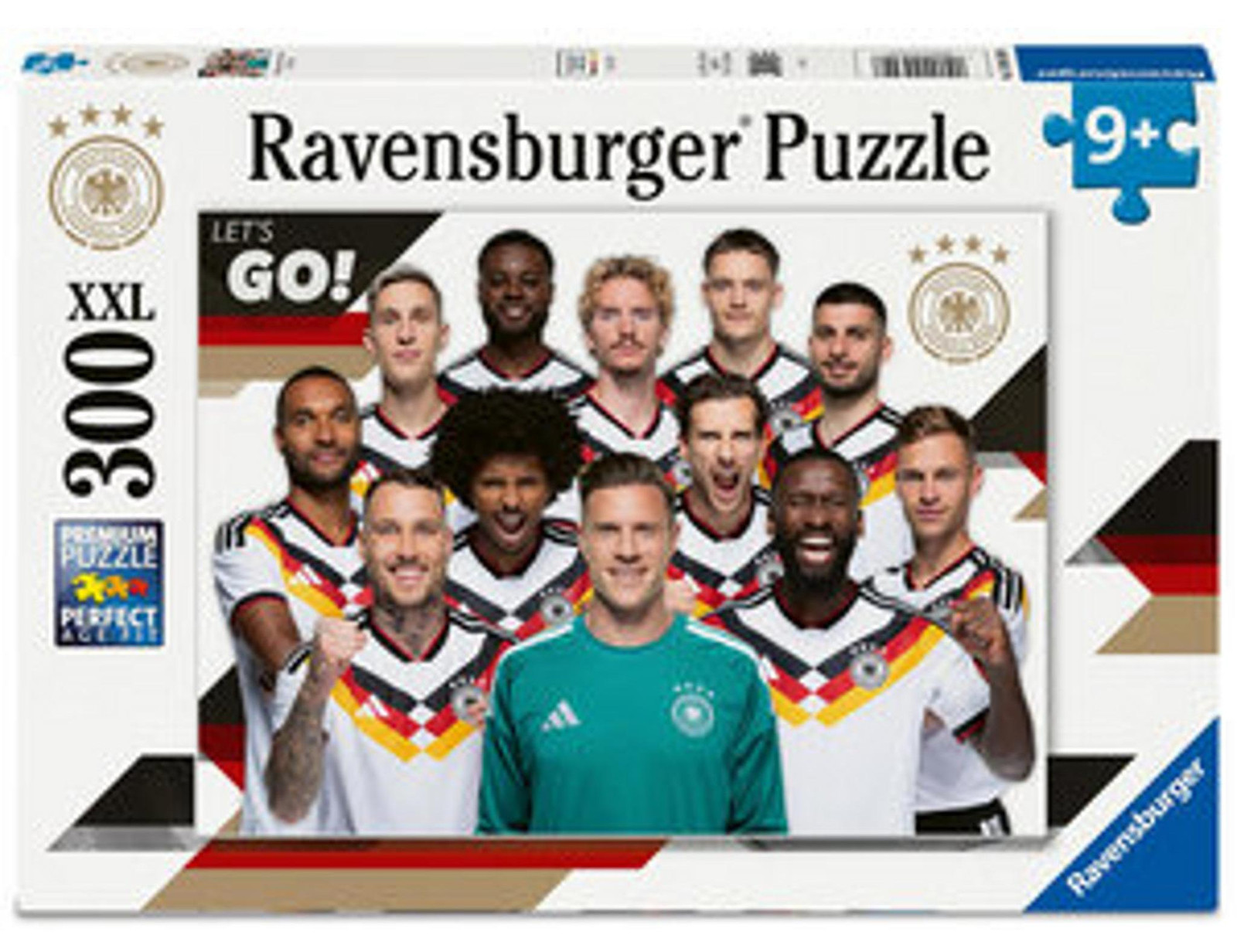 Ravensburger Kinderpuzzel met 300 XXL-stukjes DFB Nationaal Voetbalteam Wereldbeker 2026