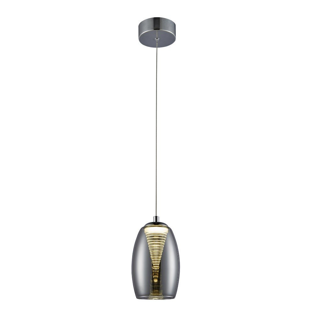 Brilliant Led hanglamp Metropolis rond Ø 11,5cm