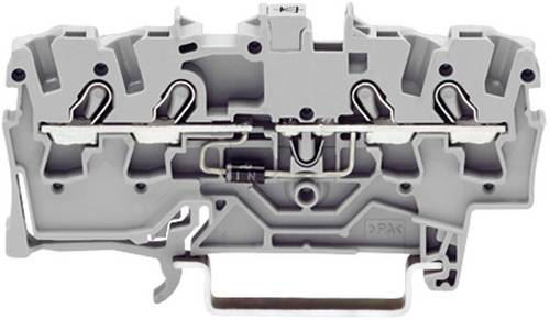 WAGO 2002-1411/1000-411 Diodenklemme 5.20mm Zugfeder Belegung: L Grau