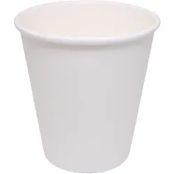 emissimo Trinkbecher aus Pappe weiß Pappbecher kompostierbar - Kapazität: 237 ml (8 oz)  1000 Stück