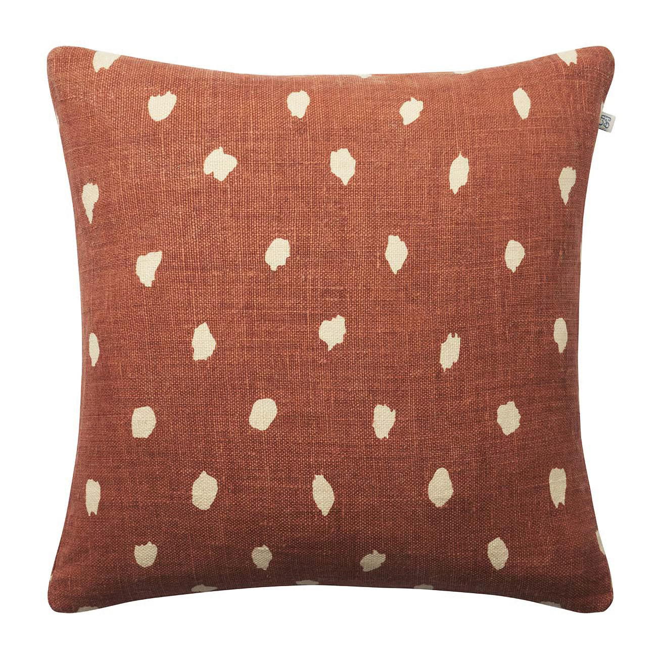 Chhatwal & Jonsson Yash reverse kussenhoes Terracotta B/D: 50 x 50 cm
