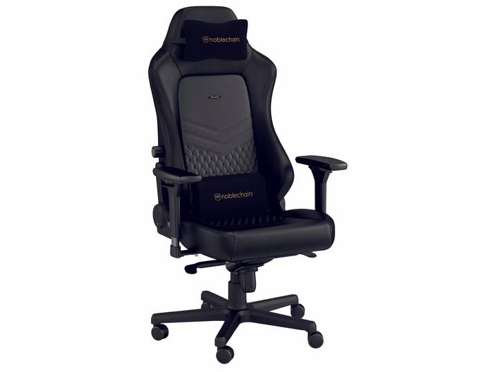 Noblechairs HERO Gaming Stuhl Schwarz - NBL-HRO-PU-BLA Gaming Seats