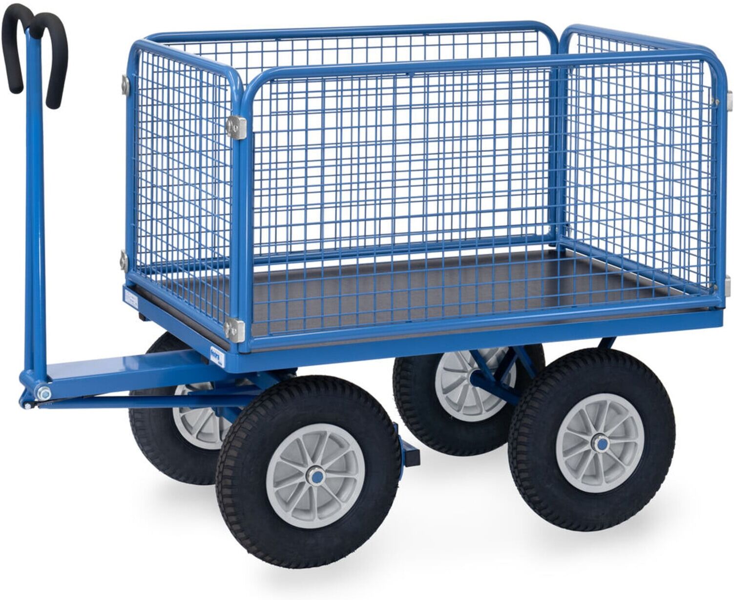 fetra Handpritschenwagen 6434P blau pulverbeschichtet)