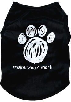 Uplifted Finds Summer Breathable Pet Vest Pajamas black Paw l